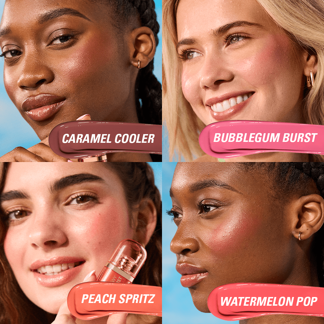 Revolution Superdewy Blush Burst Blush - XOXO cosmetics