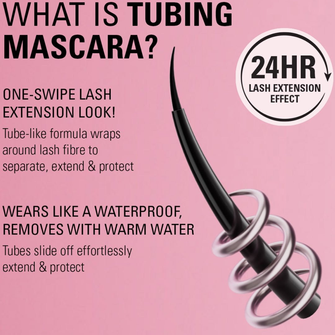 Revolution Wrap Lash Mega Extention & Volume Tubing Mascara - Black Mascara - XOXO cosmetics