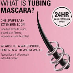 Revolution Wrap Lash Mega Extention & Volume Tubing Mascara - Black Mascara - XOXO cosmetics