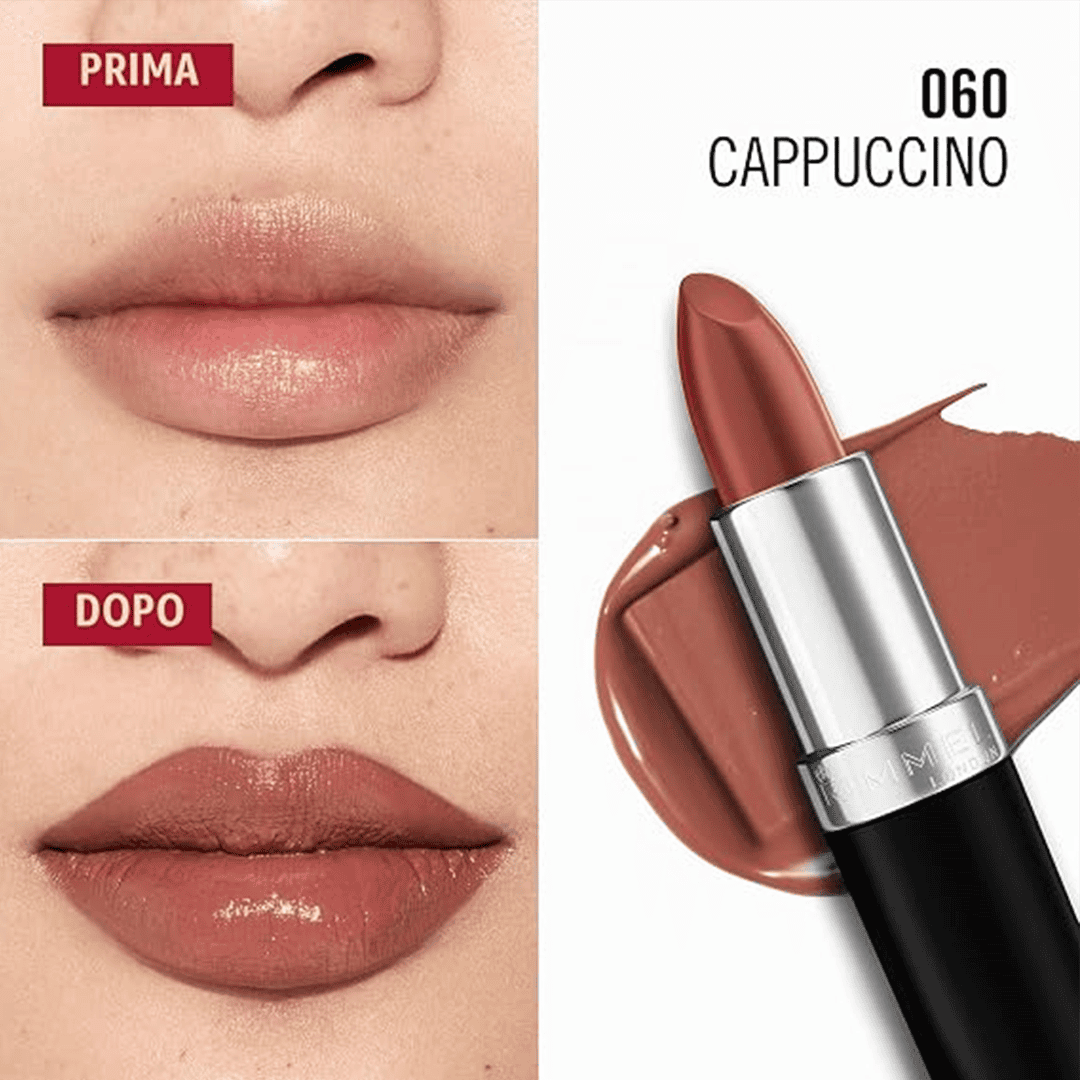 Rimmel London Lasting Finish Lipstick - 060 Cappuccino Lipstick - XOXO cosmetics