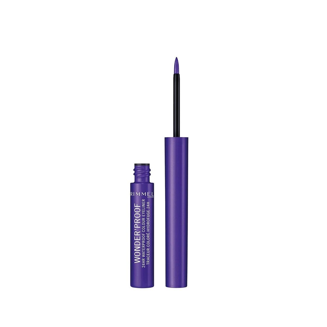 Rimmel London Wonder'Proof 24h Waterproof Colour Eyeliner - 04 Deep Purple Eye Liner - XOXO cosmetics