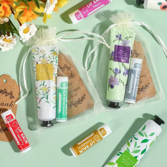 SEOMOU Hand Cream + DNM Beauty Lip Balm Gift Set - Random Choice Gift Set - XOXO cosmetics