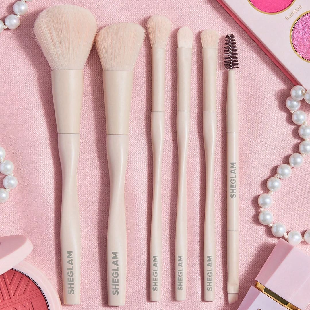 SHEGLAM 6Pcs Pro Core Brush kit Makeup Tools - XOXO cosmetics