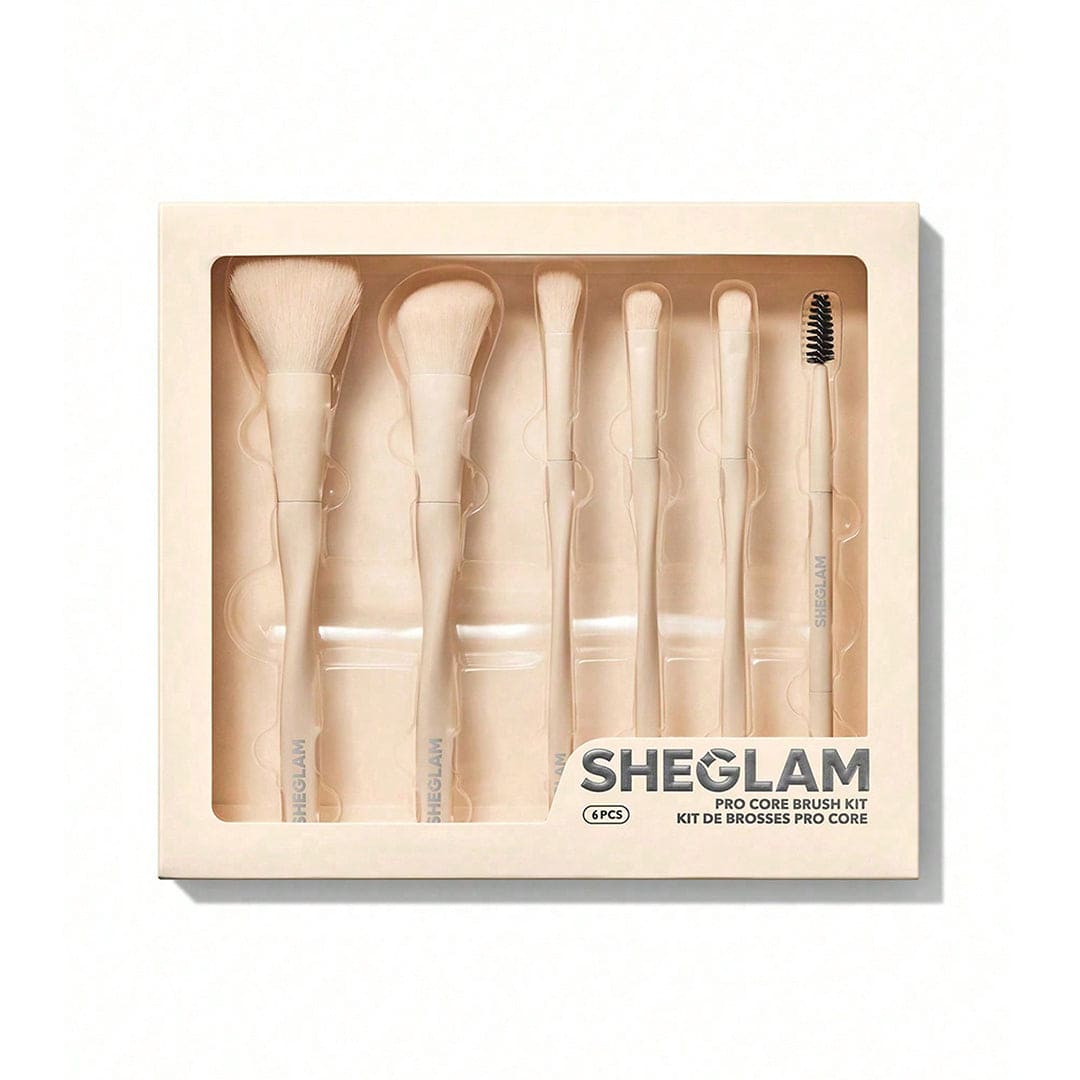 SHEGLAM 6Pcs Pro Core Brush kit Makeup Tools - XOXO cosmetics