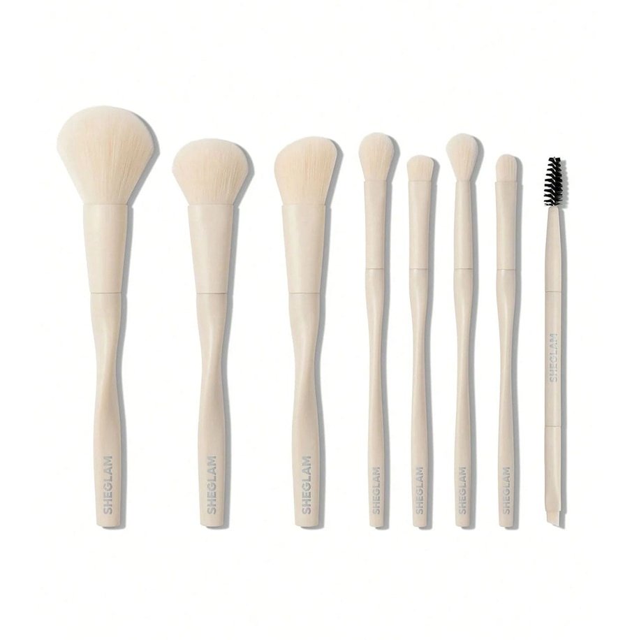 SHEGLAM 8Pcs Pro Core Brush kit Makeup Tools - XOXO cosmetics