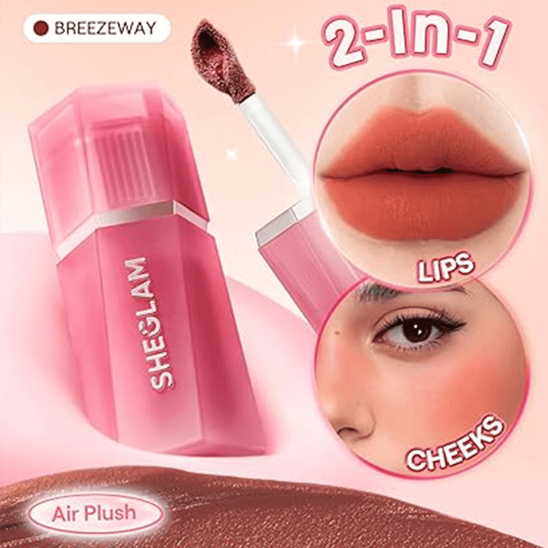 SHEGLAM Air Plush Lip & Cheek Cream Blush - XOXO cosmetics