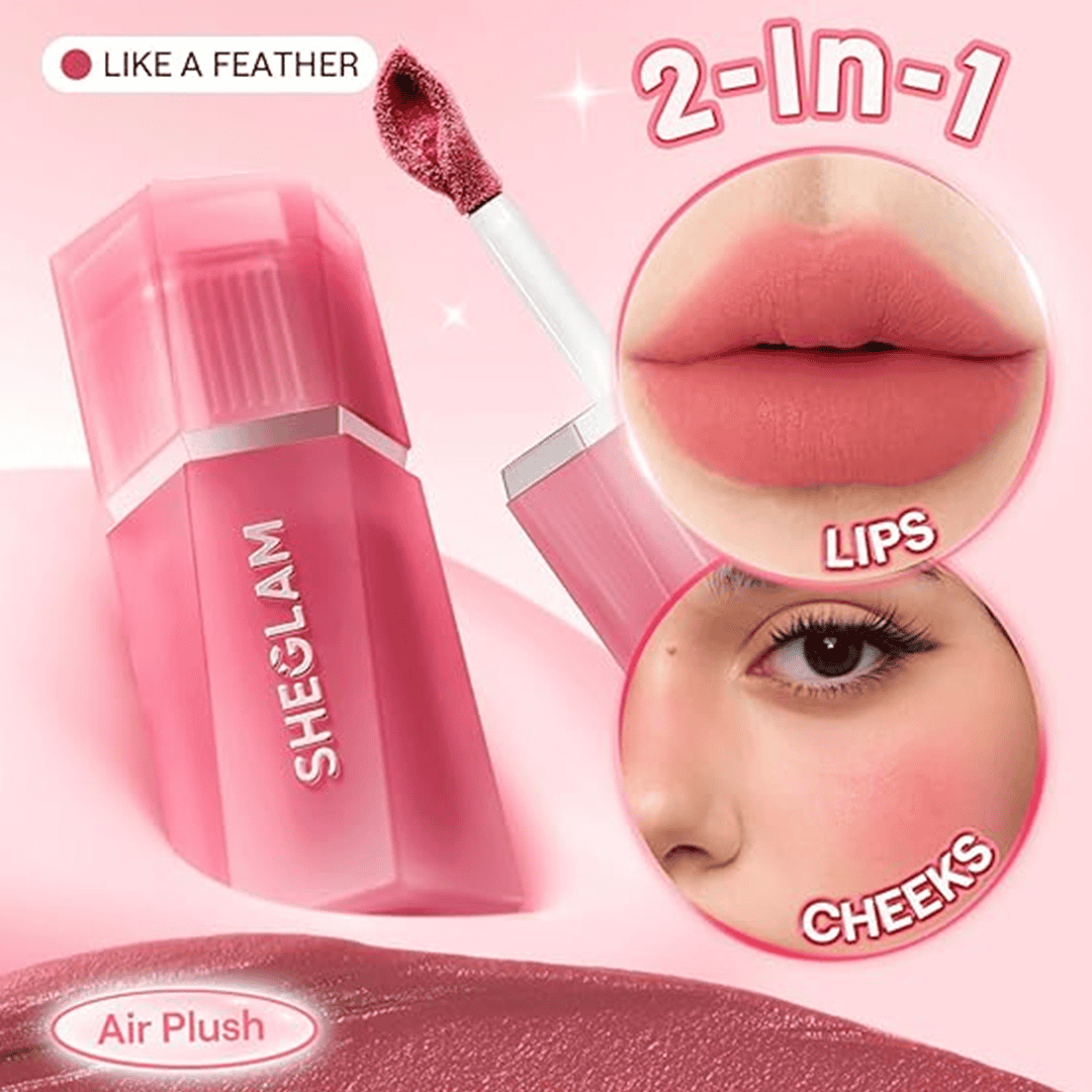 SHEGLAM Air Plush Lip & Cheek Cream Blush - XOXO cosmetics