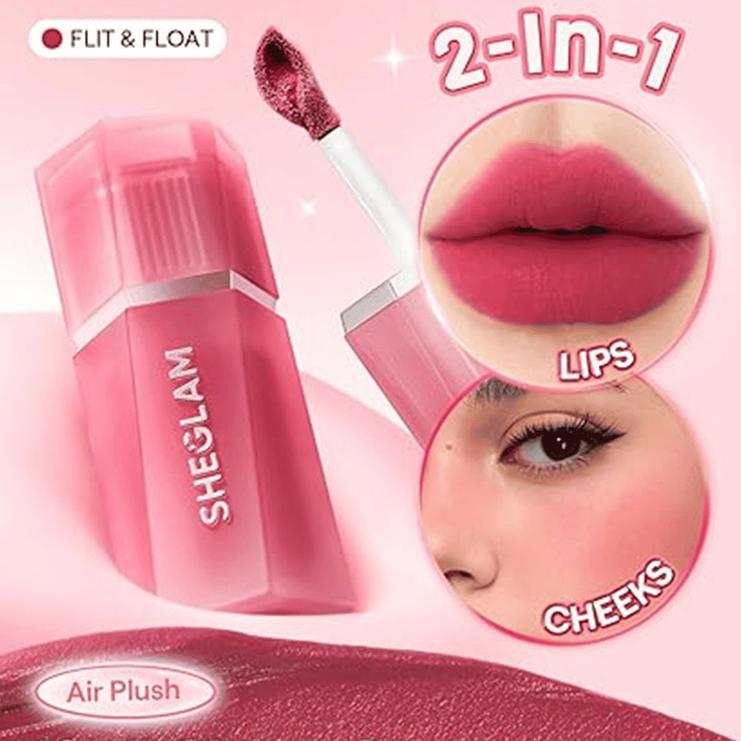 SHEGLAM Air Plush Lip & Cheek Cream Blush - XOXO cosmetics