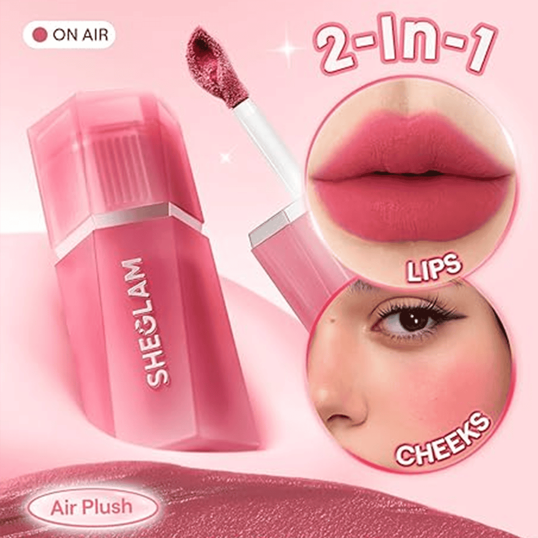 SHEGLAM Air Plush Lip & Cheek Cream Blush - XOXO cosmetics