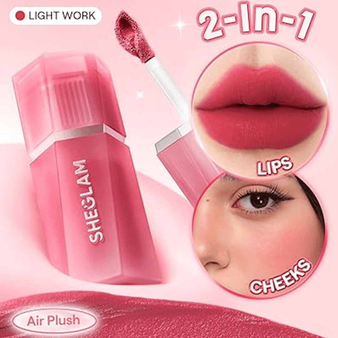 SHEGLAM Air Plush Lip & Cheek Cream Blush - XOXO cosmetics