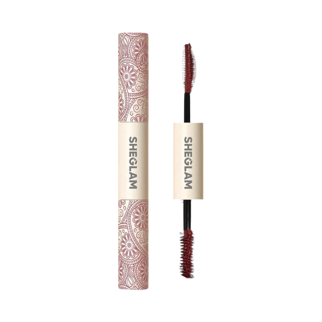 SHEGLAM All-In-One Volume & Length Waterproof Mascara - Brugundy Mascara - XOXO cosmetics