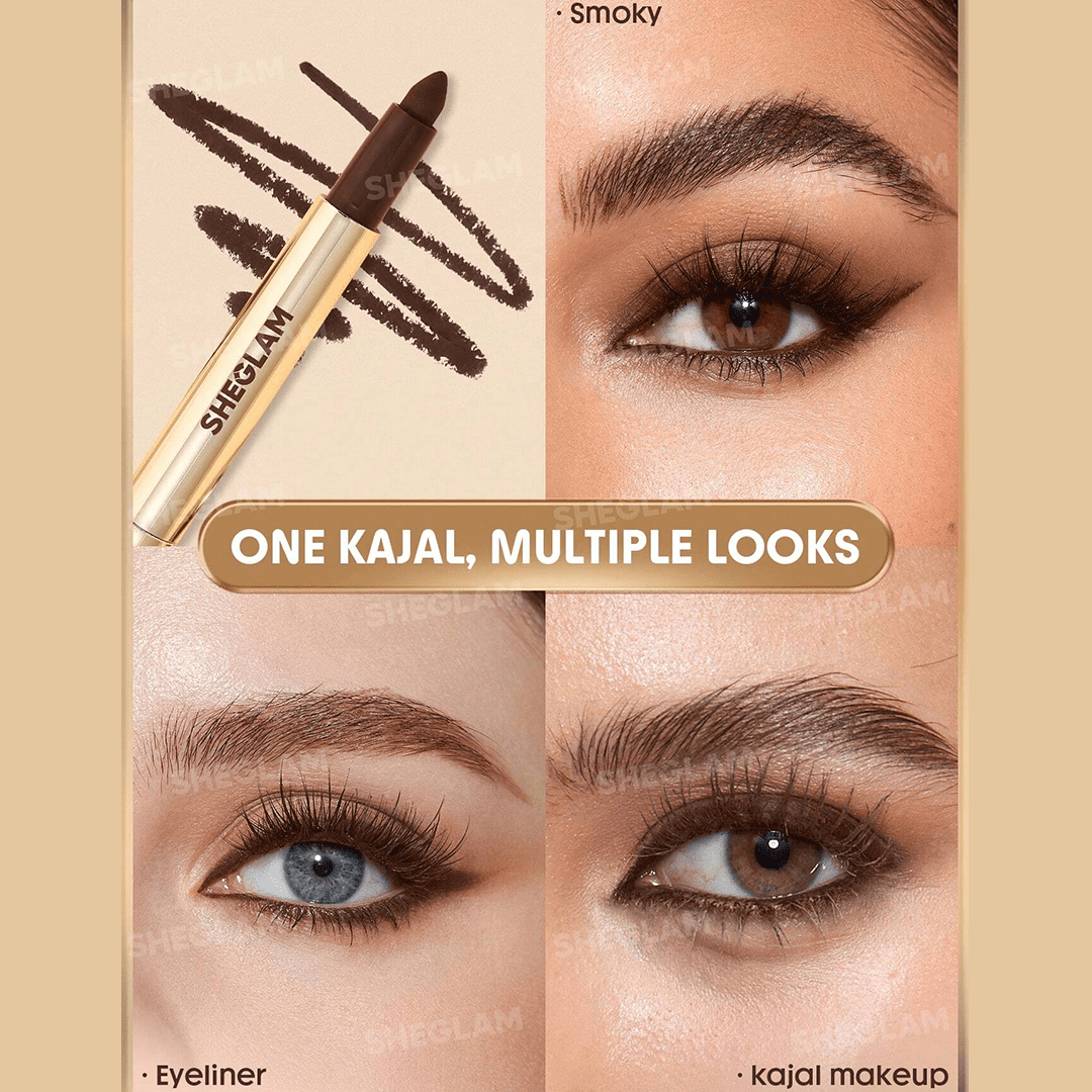 SHEGLAM Bold Moves Kohl Cream Eyeliner Pencil - Brown Eyeliner - XOXO cosmetics
