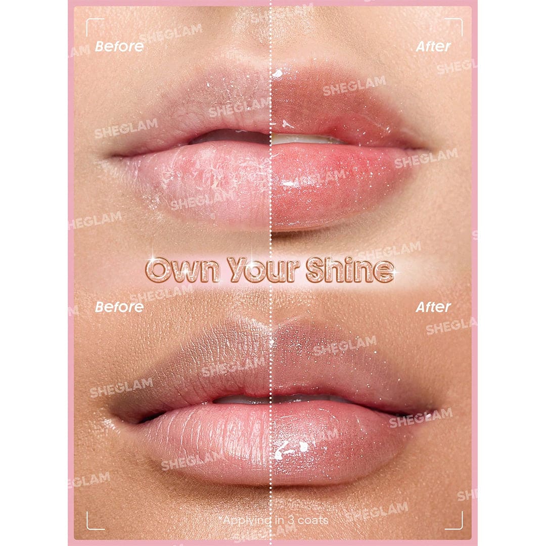 SHEGLAM Booster Shine Plumping Lip Gloss Lip Gloss - XOXO cosmetics
