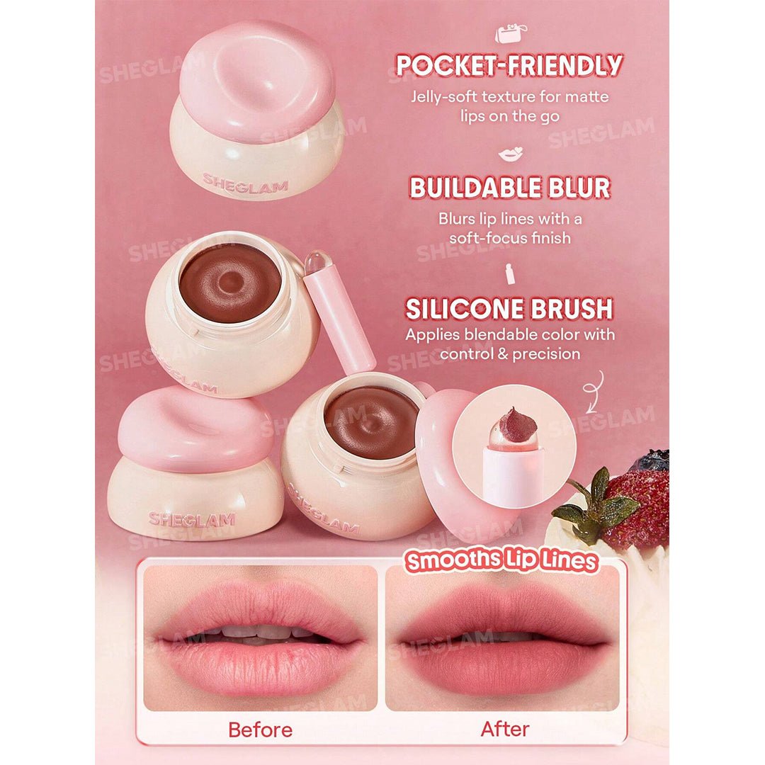 SHEGLAM Bounce Putty Pocket Lip Pot Lipstick - XOXO cosmetics