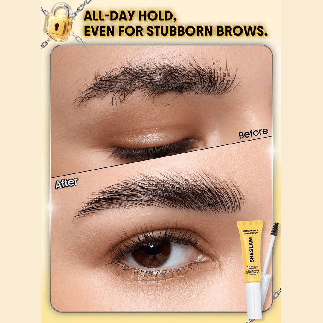 SHEGLAM Brow Behavior Taming Gel - Clear Eyebrow - XOXO cosmetics