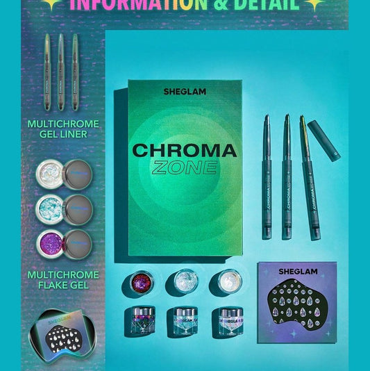 SHEGLAM Chroma Zone Collection Gift Set - XOXO cosmetics