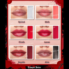 SHEGLAM Crimson Butterfly - Phantom's Kiss Lip Gloss Palette Lip Kit - XOXO cosmetics