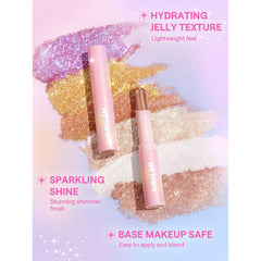 SHEGLAM Crystal Jelly Glaze Stick Eyeshadow - XOXO cosmetics