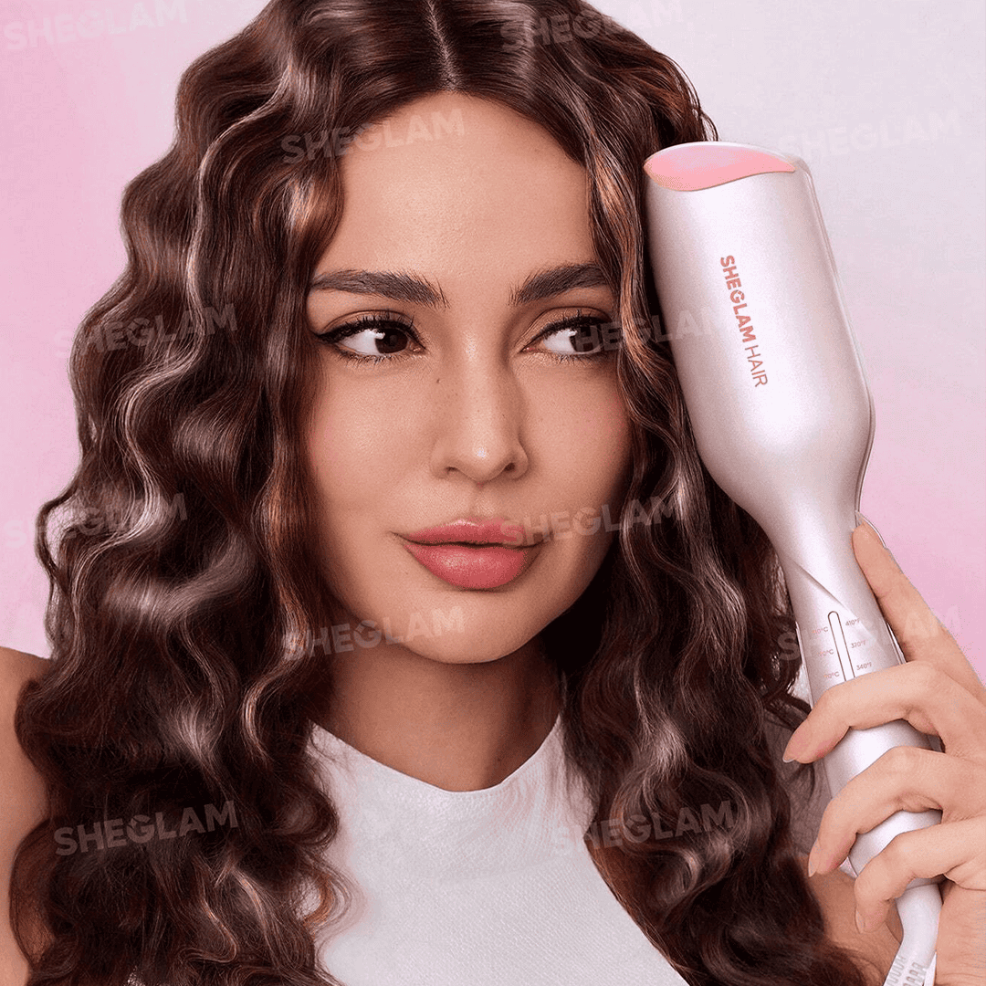 SHEGLAM Cupid's Charm Beach Babe Hair Waver - UK Plug * Global Item Hair Dryers & Stylers - XOXO cosmetics