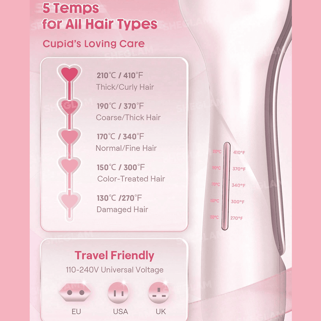 SHEGLAM Cupid's Charm Beach Babe Hair Waver - UK Plug * Global Item Hair Dryers & Stylers - XOXO cosmetics