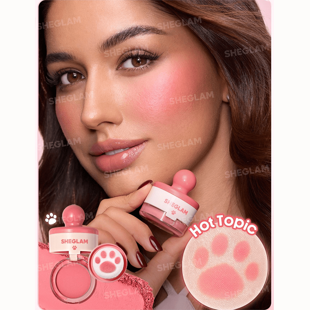 SHEGLAM Cutie Paw Blush Stamp Blush - XOXO cosmetics