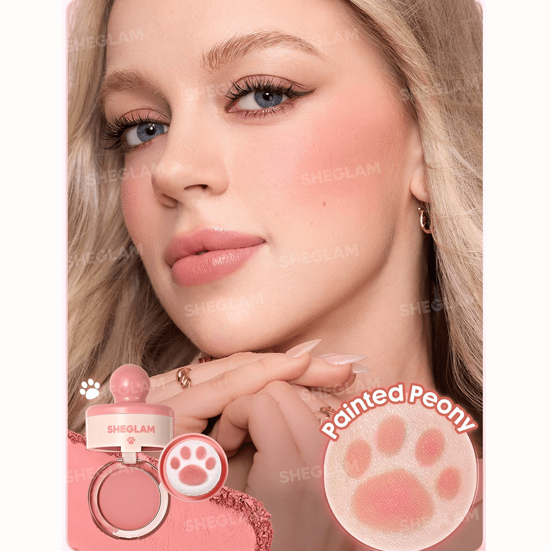 SHEGLAM Cutie Paw Blush Stamp Blush - XOXO cosmetics