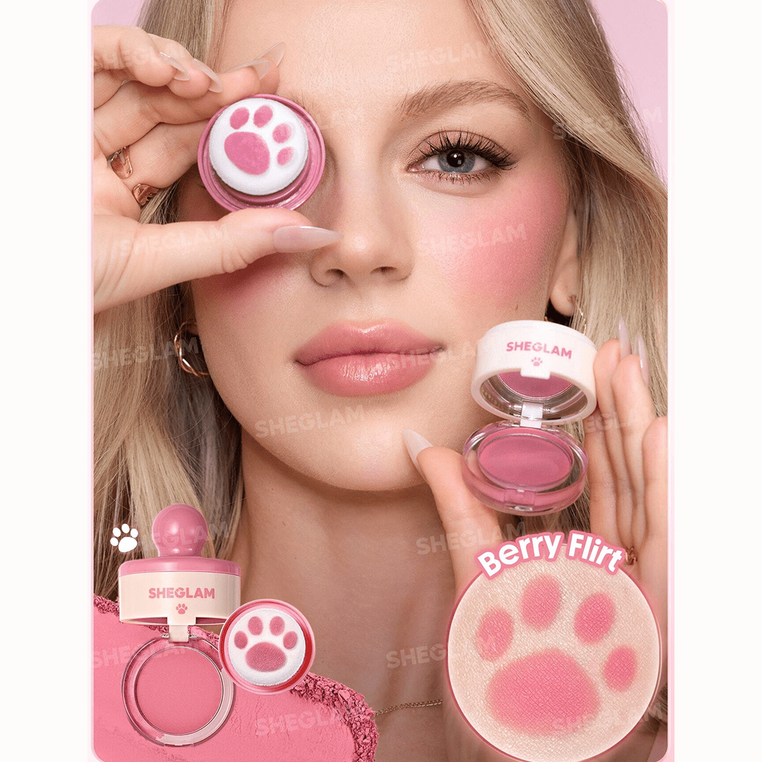 SHEGLAM Cutie Paw Blush Stamp Blush - XOXO cosmetics