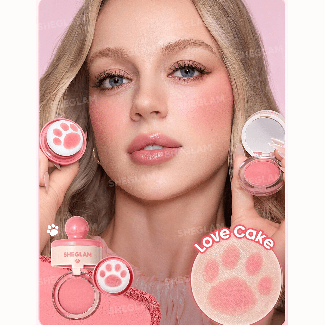 SHEGLAM Cutie Paw Blush Stamp Blush - XOXO cosmetics