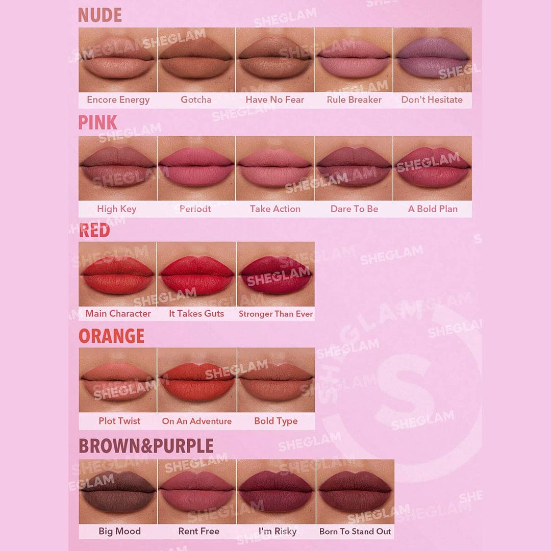 SHEGLAM Dynamatte Boom Long Lasting Matte Lipstick Lipstick - XOXO cosmetics