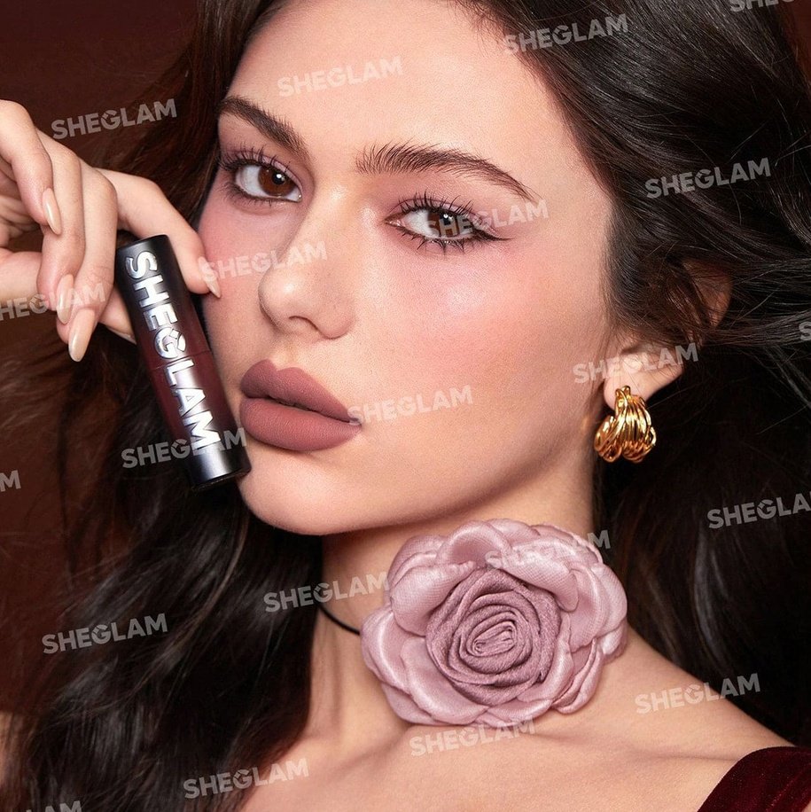 SHEGLAM Ember Rose Dynamatte Boom Long-Lasting Matte Lipstick Lipstick - XOXO cosmetics