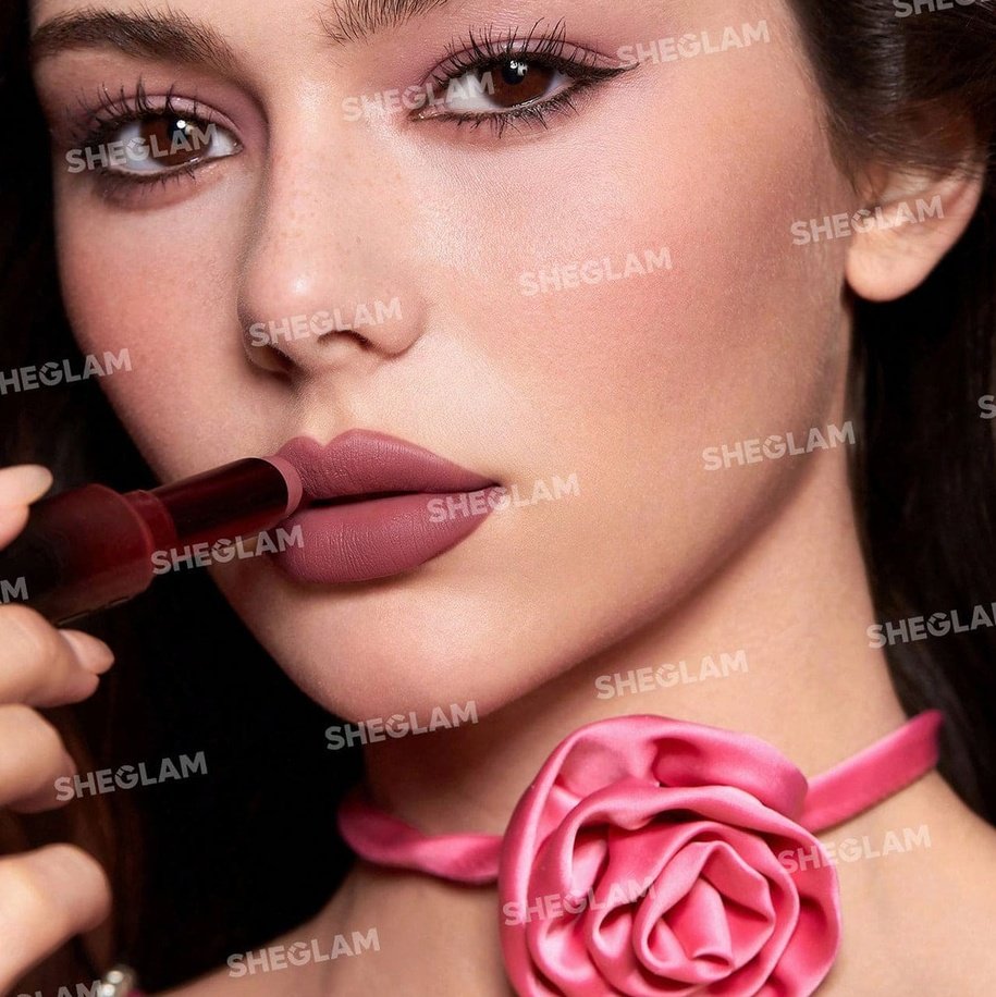 SHEGLAM Ember Rose Dynamatte Boom Long-Lasting Matte Lipstick Lipstick - XOXO cosmetics