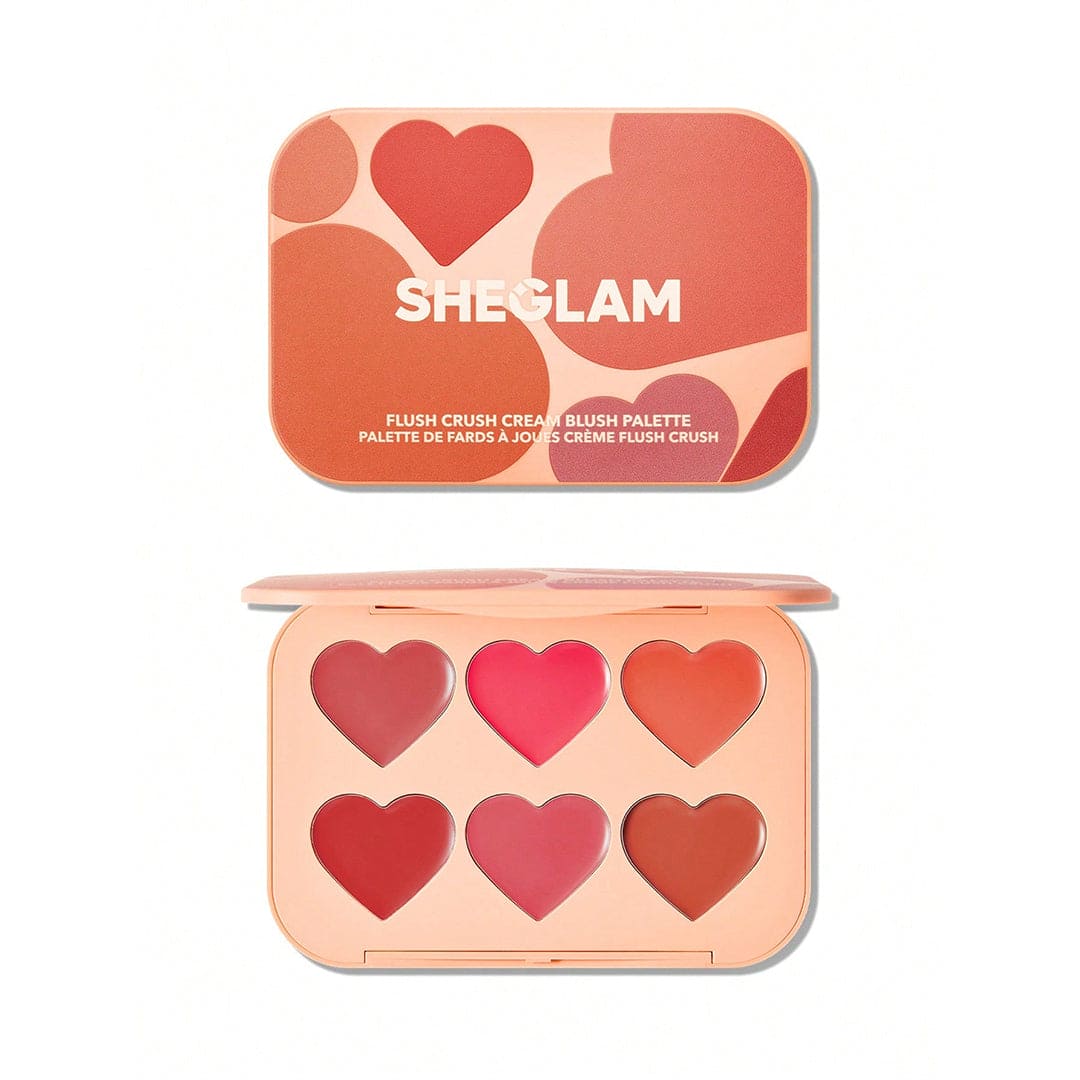 SHEGLAM Flush Crush Cream Blush Palette Blusher - XOXO cosmetics