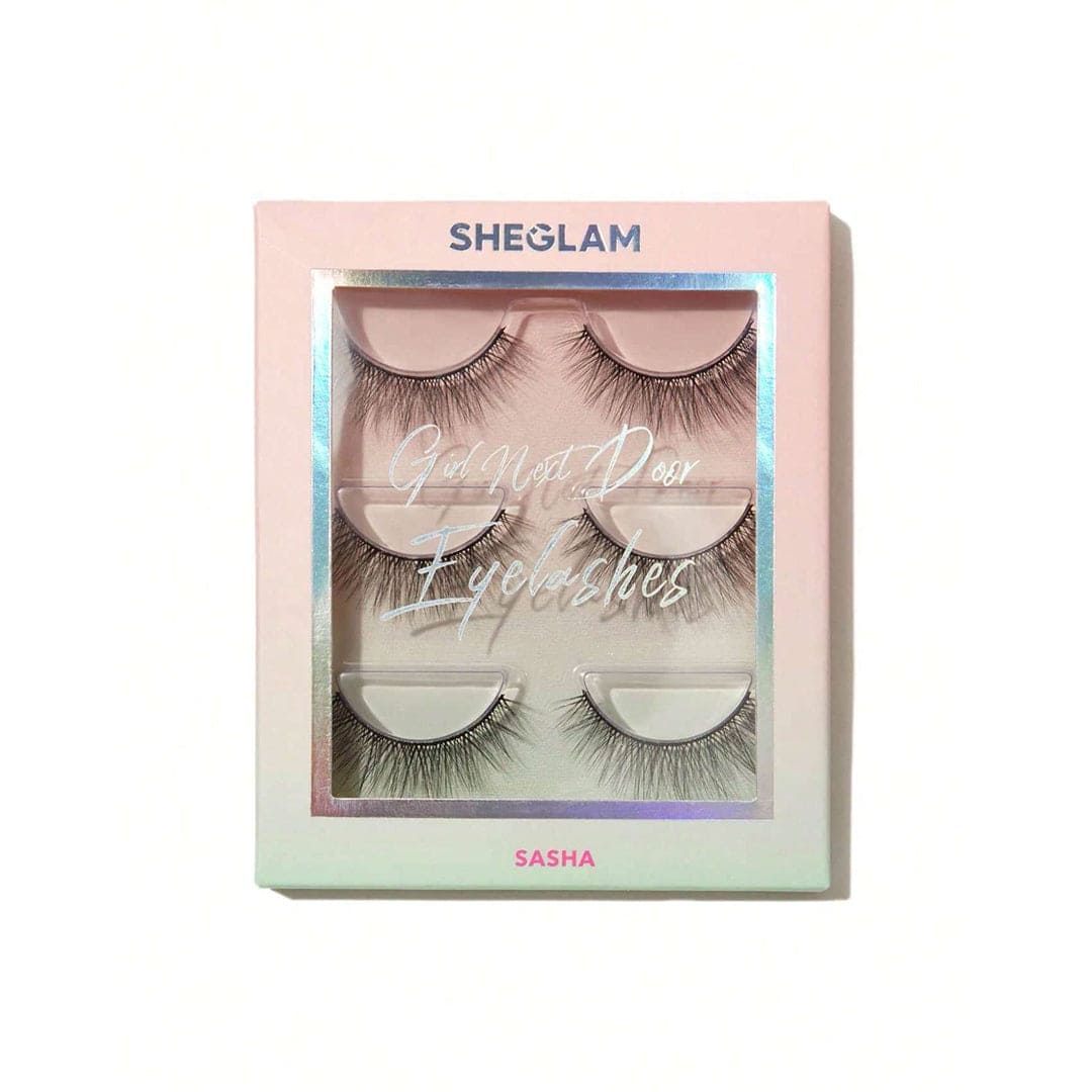 SHEGLAM Girl Next Door Natural False Eyelashes - Sasha Eyelashes - XOXO cosmetics