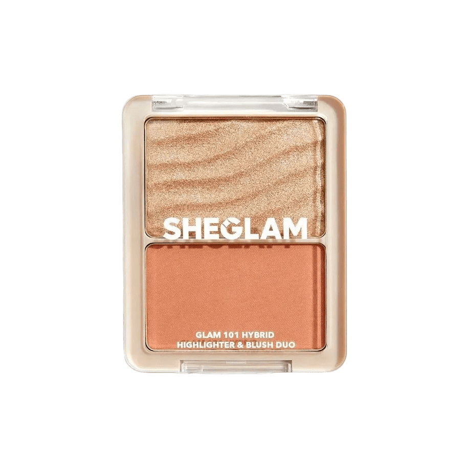 SHEGLAM Glam 101 Hybrid Highlighter & Blush Duo Blush & Highlighter - XOXO cosmetics