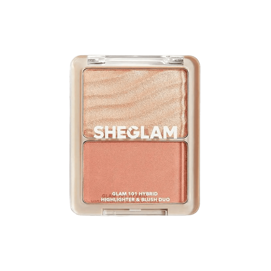 SHEGLAM Glam 101 Hybrid Highlighter & Blush Duo Blush & Highlighter - XOXO cosmetics