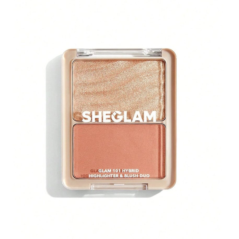 SHEGLAM Glam 101 Hybrid Highlighter & Blush Duo Blush & Highlighter - XOXO cosmetics