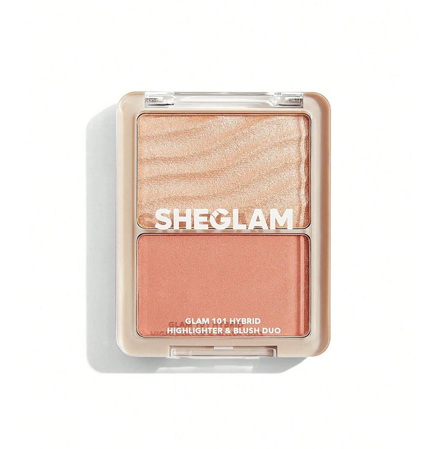 SHEGLAM Glam 101 Hybrid Highlighter & Blush Duo Blush & Highlighter - XOXO cosmetics