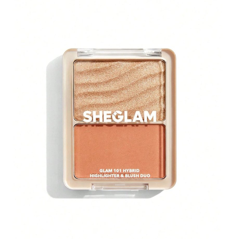 SHEGLAM Glam 101 Hybrid Highlighter & Blush Duo Blush & Highlighter - XOXO cosmetics