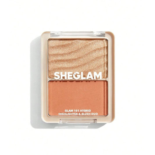 SHEGLAM Glam 101 Hybrid Highlighter & Blush Duo Blush & Highlighter - XOXO cosmetics