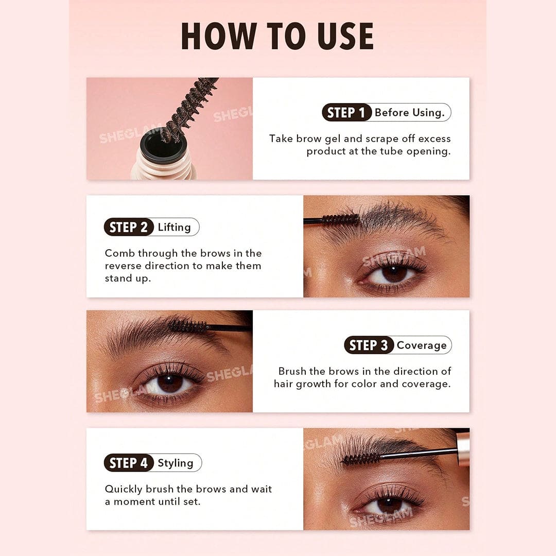 SHEGLAM Hold 'Em Up Tinted Brow Gel Eyebrow - XOXO cosmetics