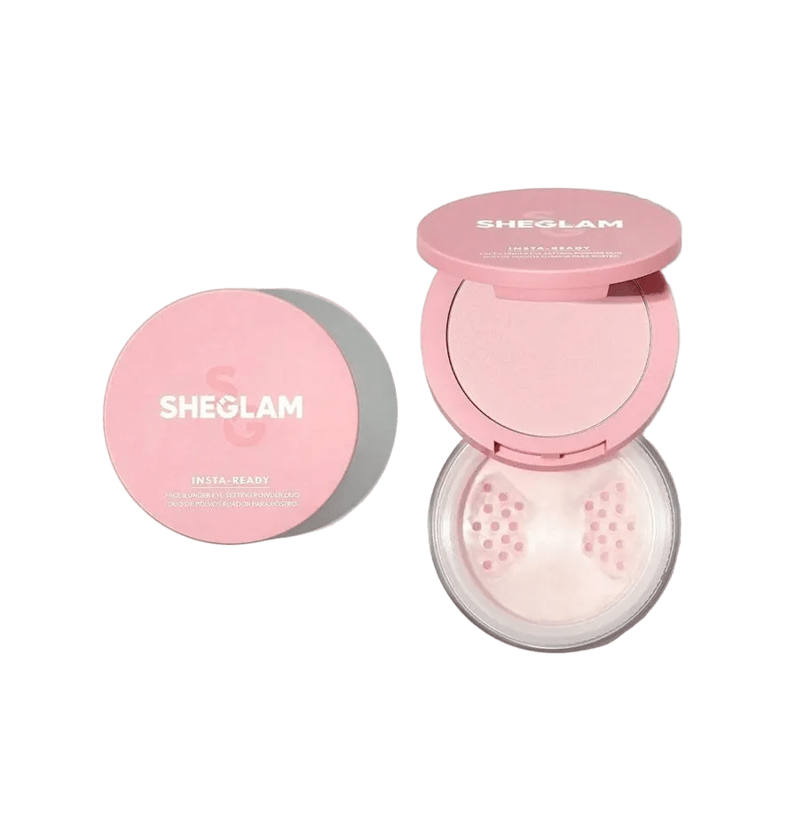 SHEGLAM Insta-Ready Face & Under Eye Setting Powder Duo Powder - XOXO cosmetics
