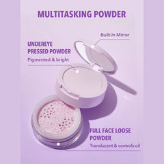 SHEGLAM Insta-Ready Face & Under Eye Setting Powder Duo Powder - XOXO cosmetics