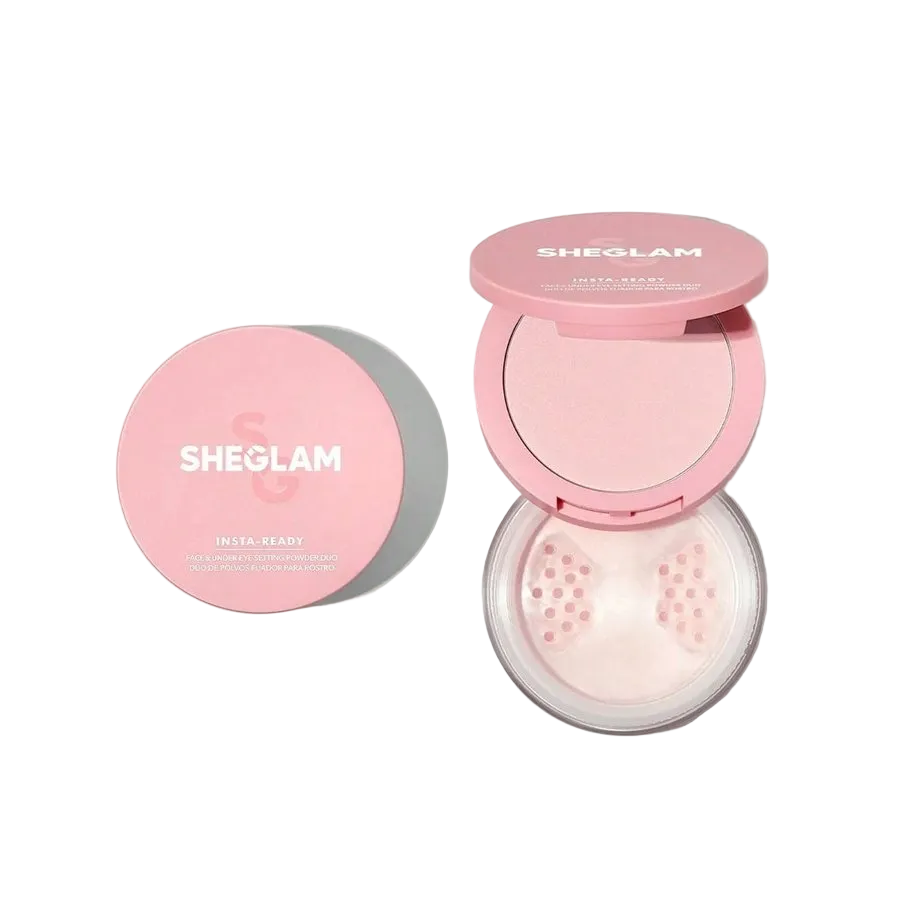 SHEGLAM Insta-Ready Face & Under Eye Setting Powder Duo