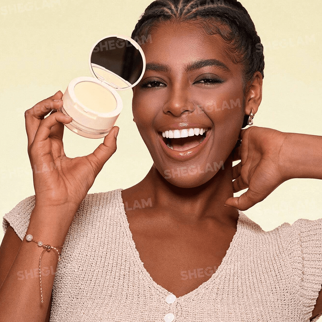 SHEGLAM Insta-Ready Ultra-Fine Blur & Lift Setting Powder Duo - Banana Powder - XOXO cosmetics