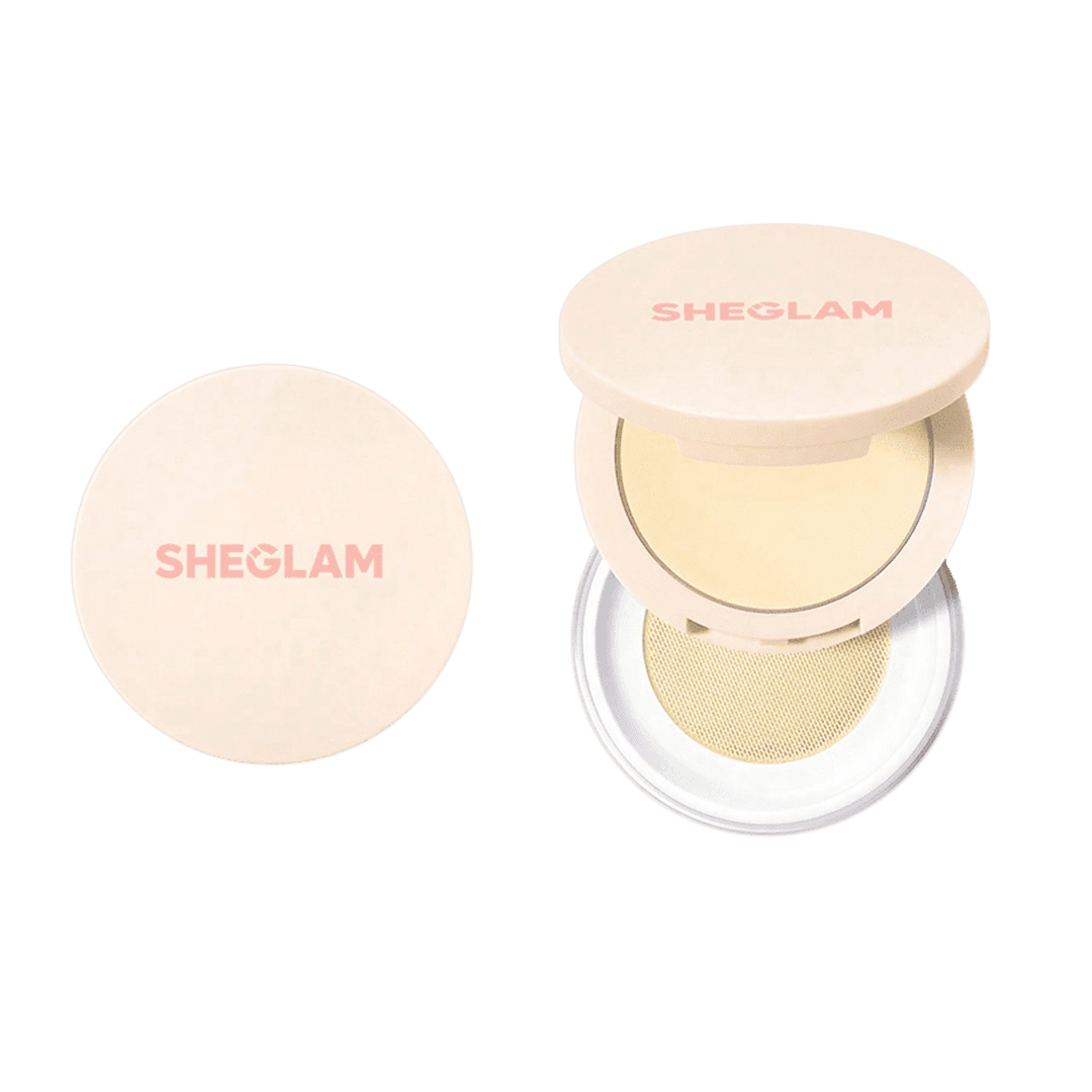 SHEGLAM Insta-Ready Ultra-Fine Blur & Lift Setting Powder Duo - Banana Powder - XOXO cosmetics