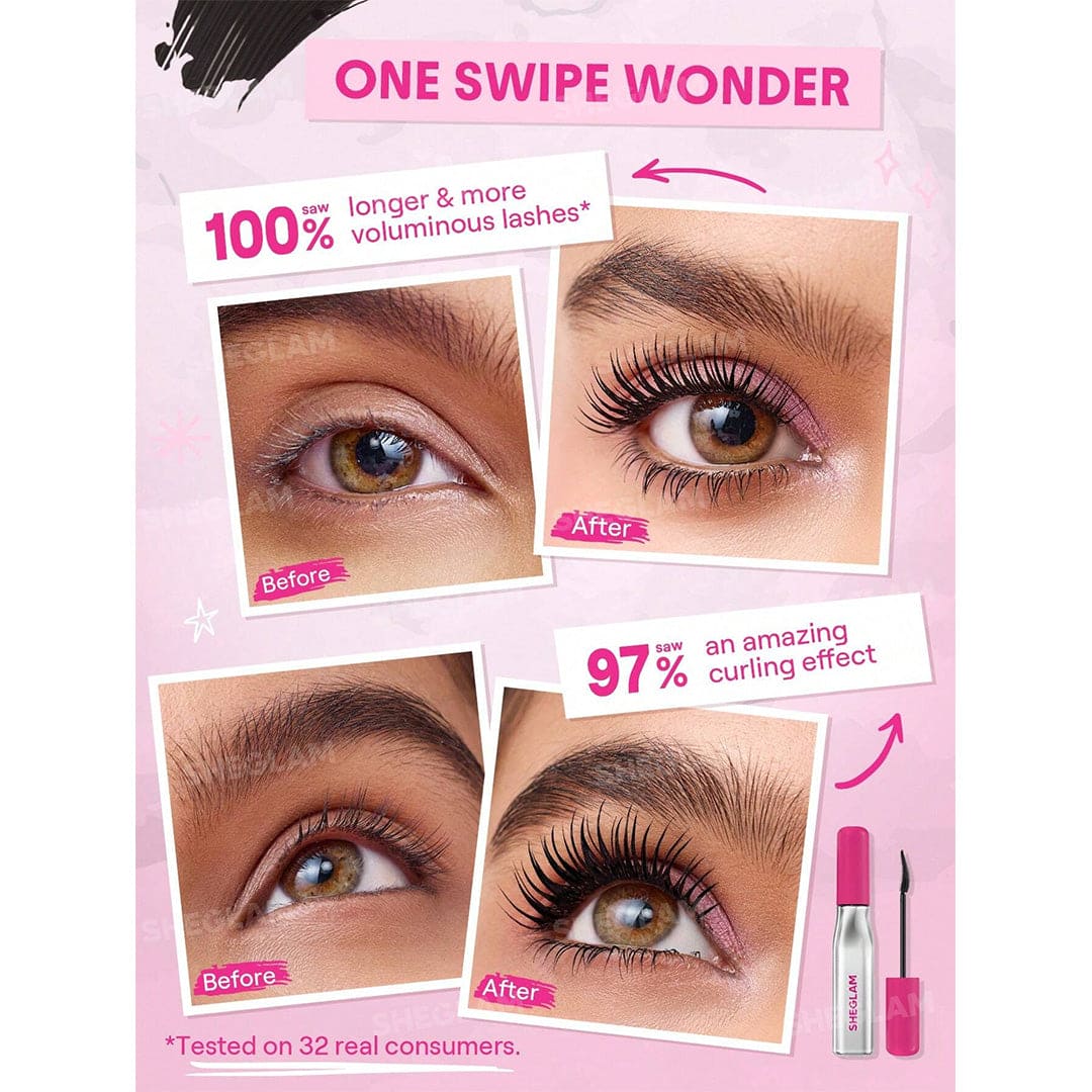 SHEGLAM Lashlighter Up & Out Mascara Mascara - XOXO cosmetics