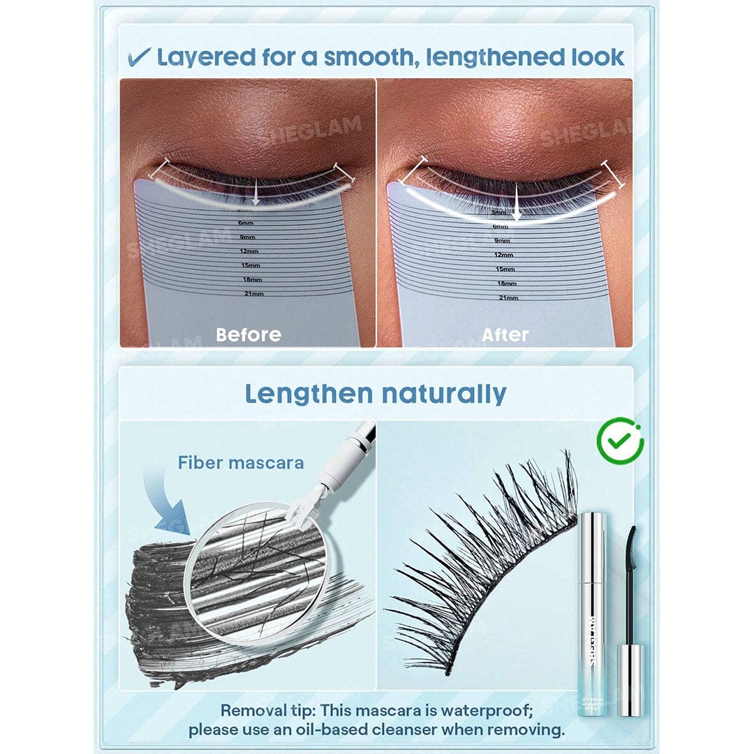 SHEGLAM Lift & Elevate Lengthening Mascara Mascara - XOXO cosmetics