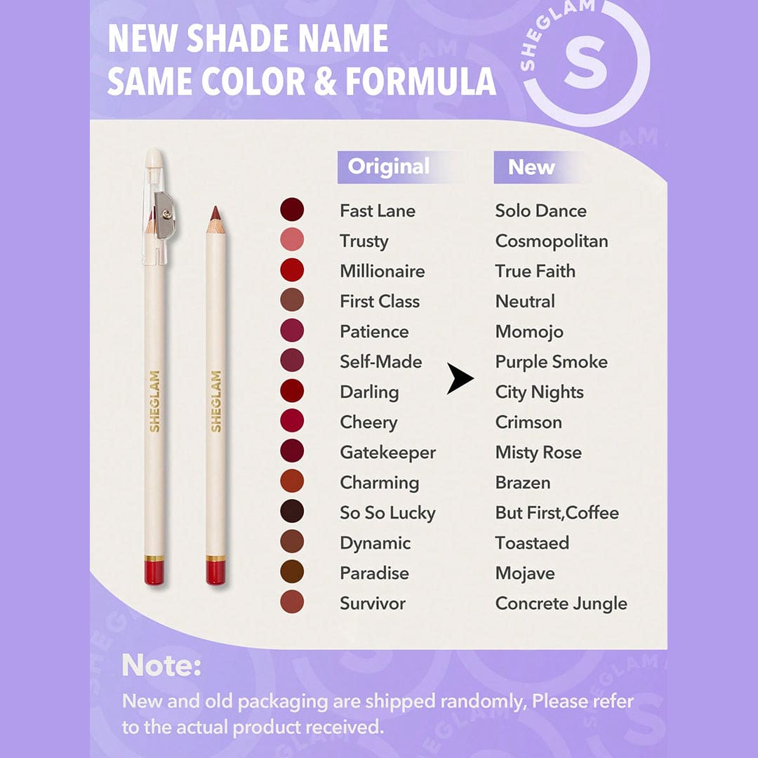 SHEGLAM Lip Facts Lip Liner Lip Liner - XOXO cosmetics