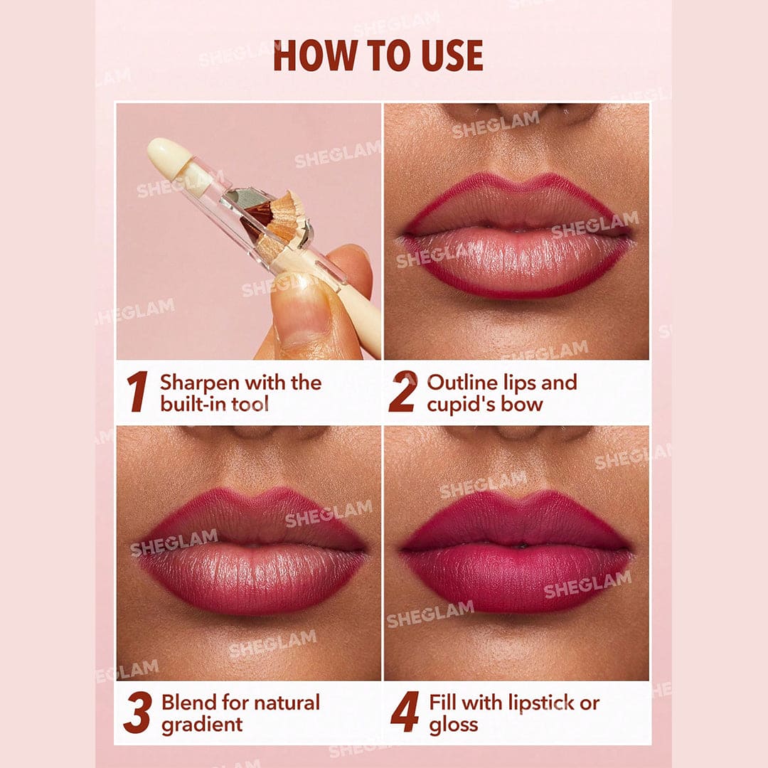 SHEGLAM Lip Facts Lip Liner Lip Liner - XOXO cosmetics