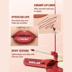 SHEGLAM Lip Rules Liner & GLoss Pen Lip Gloss - XOXO cosmetics